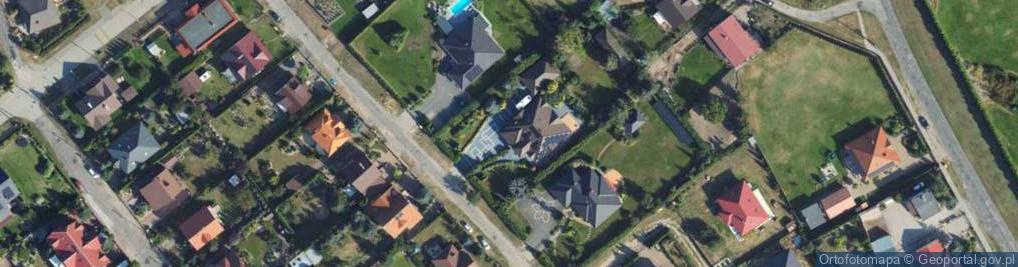 Zdjęcie satelitarne Chryzantemowa ul.