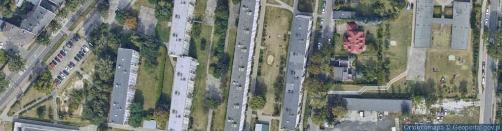 Zdjęcie satelitarne Chociszewskiego Józefa ul.