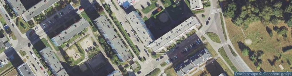Zdjęcie satelitarne Chrzanowskiego Ignacego ul.
