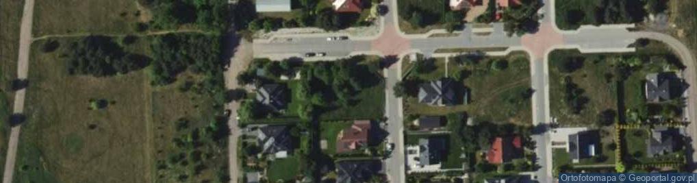 Zdjęcie satelitarne Chabrów ul.