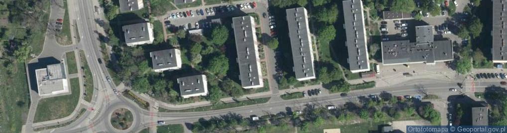 Zdjęcie satelitarne Chabrów ul.
