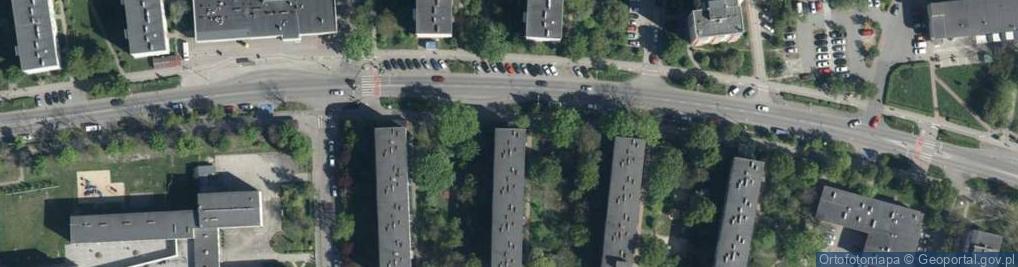 Zdjęcie satelitarne Chabrów ul.
