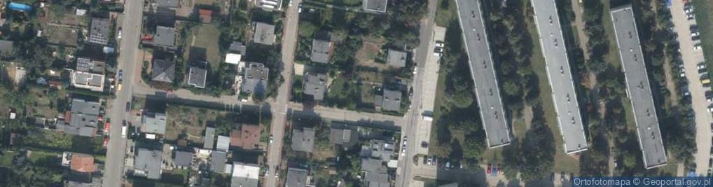Zdjęcie satelitarne Chrobacka ul.