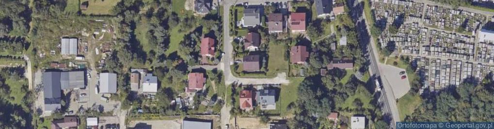 Zdjęcie satelitarne Chryzantemowa ul.