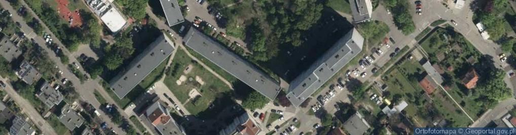 Zdjęcie satelitarne Chorwacka ul.