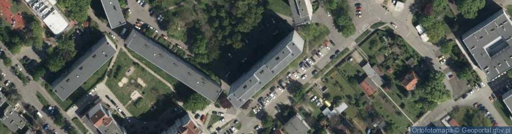 Zdjęcie satelitarne Chorwacka ul.
