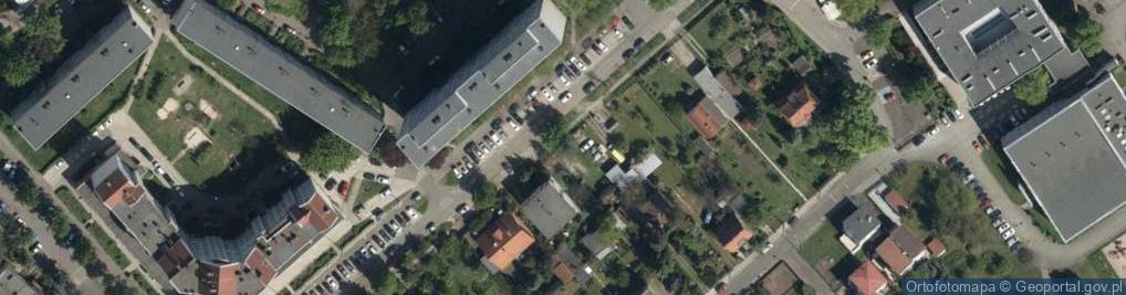 Zdjęcie satelitarne Chorwacka ul.