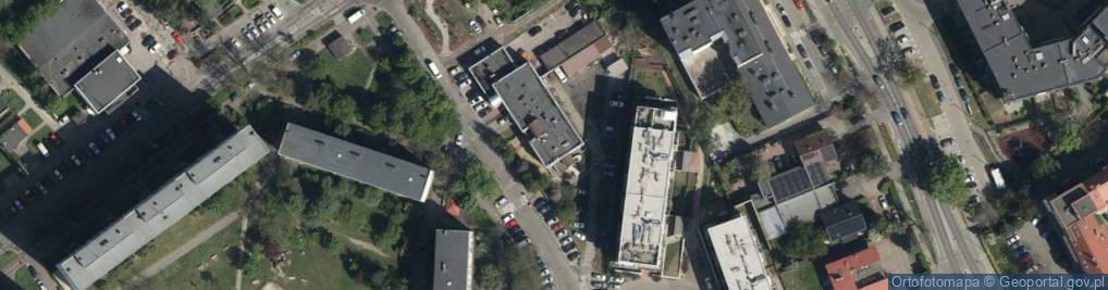Zdjęcie satelitarne Chorwacka ul.