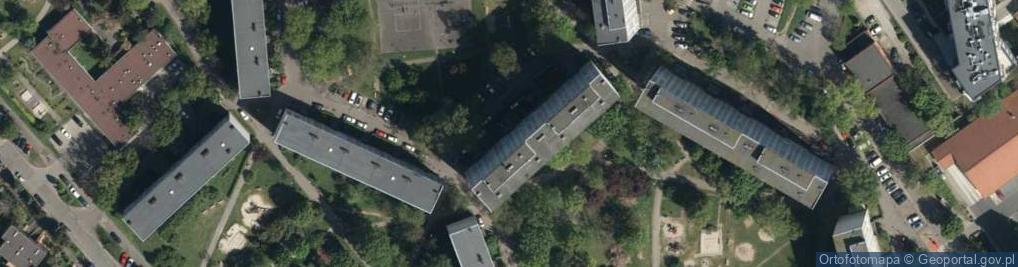 Zdjęcie satelitarne Chorwacka ul.