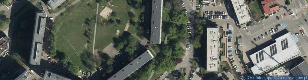 Zdjęcie satelitarne Chorwacka ul.