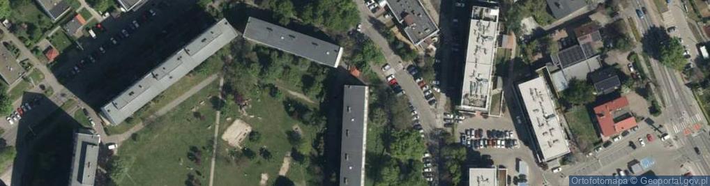 Zdjęcie satelitarne Chorwacka ul.