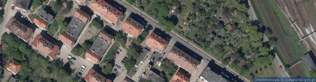 Zdjęcie satelitarne Chińska ul.