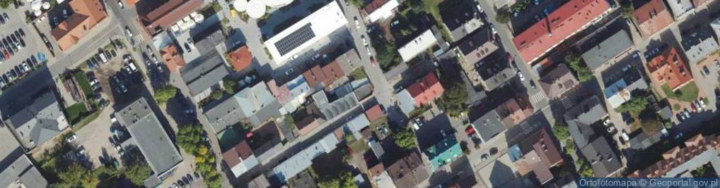 Zdjęcie satelitarne Ciasna ul.