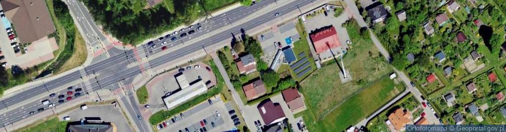 Zdjęcie satelitarne Cieszyńska ul.