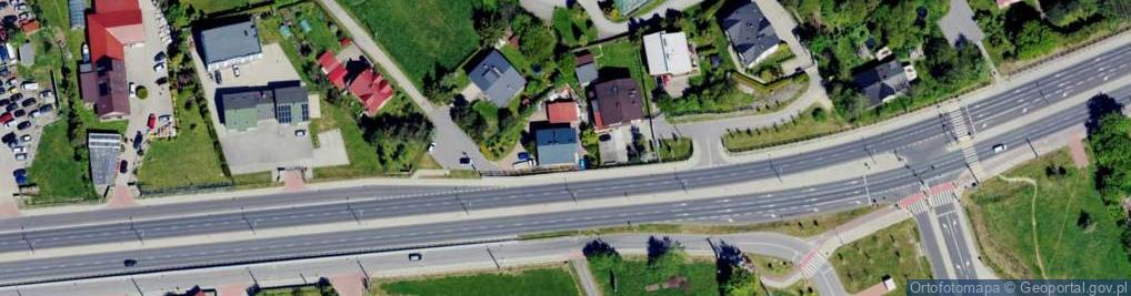 Zdjęcie satelitarne Cieszyńska ul.