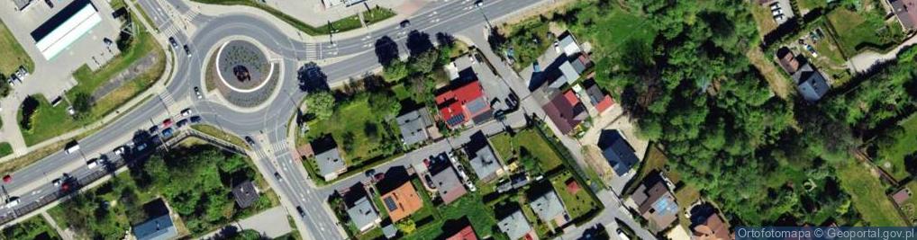 Zdjęcie satelitarne Cisowa ul.