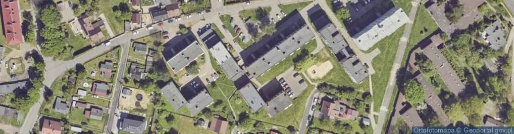 Zdjęcie satelitarne Cicha ul.