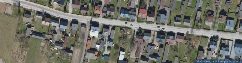 Zdjęcie satelitarne Ciebłowice Duże ul.