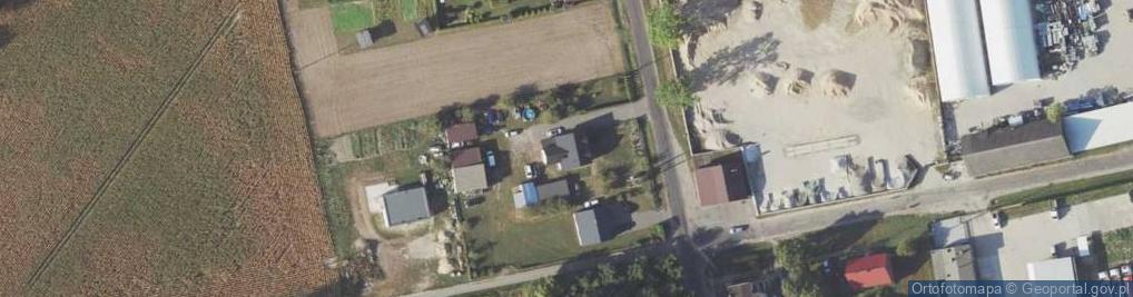 Zdjęcie satelitarne Cienin Zaborny-Parcele ul.