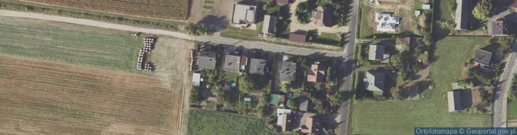 Zdjęcie satelitarne Cienin Zaborny-Parcele ul.