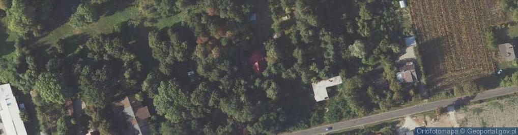 Zdjęcie satelitarne Cienin Zaborny-Parcele ul.