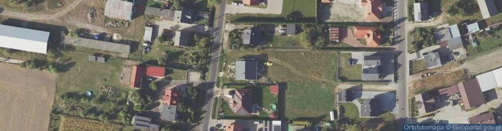 Zdjęcie satelitarne Cienin Zaborny-Parcele ul.