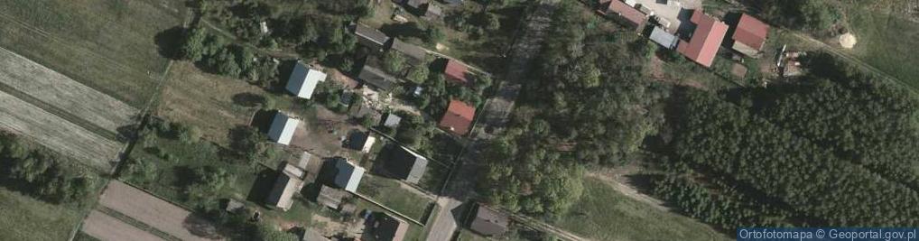 Zdjęcie satelitarne Cisów-Las ul.
