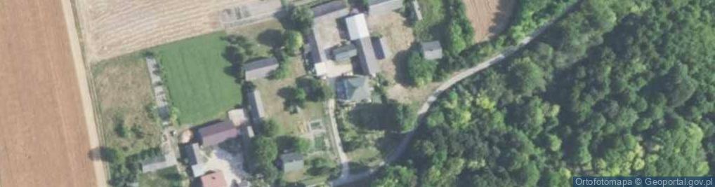 Zdjęcie satelitarne Ciszyca-Kolonia ul.