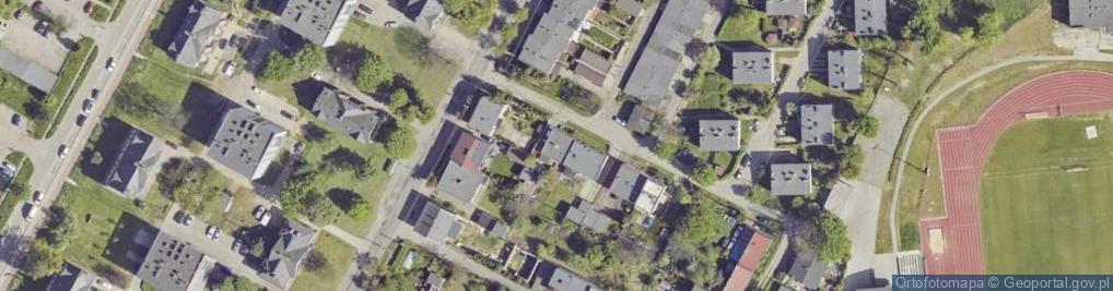 Zdjęcie satelitarne Cicha ul.