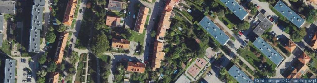 Zdjęcie satelitarne Cicha ul.