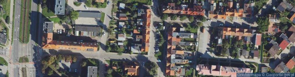 Zdjęcie satelitarne Cicha ul.