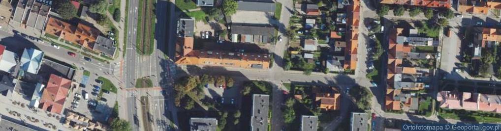 Zdjęcie satelitarne Cicha ul.