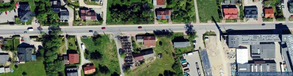 Zdjęcie satelitarne Cieszyńska ul.
