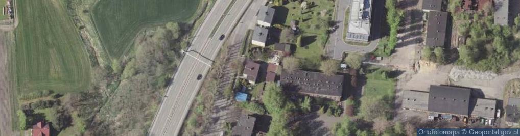 Zdjęcie satelitarne Cieszyńska ul.