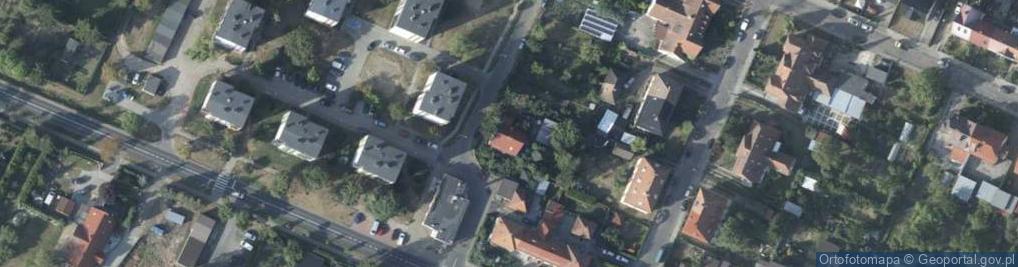 Zdjęcie satelitarne Cienista ul.