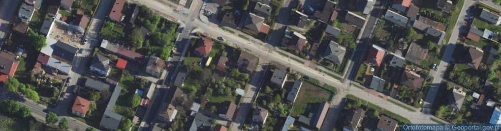 Zdjęcie satelitarne Ciasna ul.