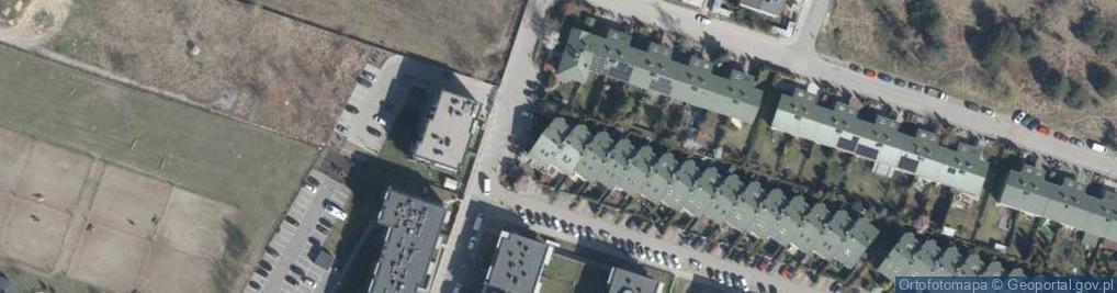 Zdjęcie satelitarne Cichej Łąki ul.