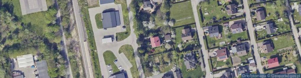 Zdjęcie satelitarne Cieszyńska ul.