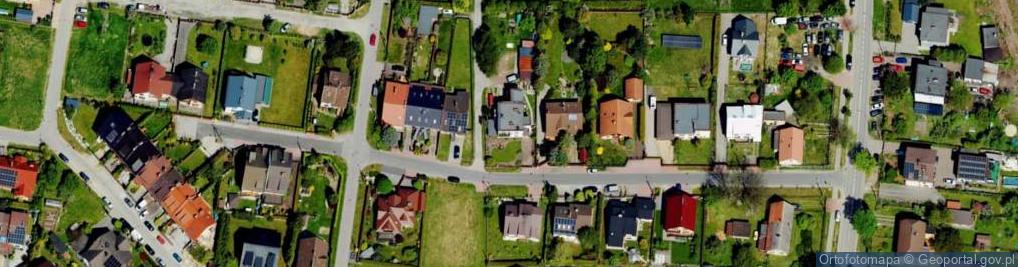 Zdjęcie satelitarne Cichego Maksymiliana, dr. ul.