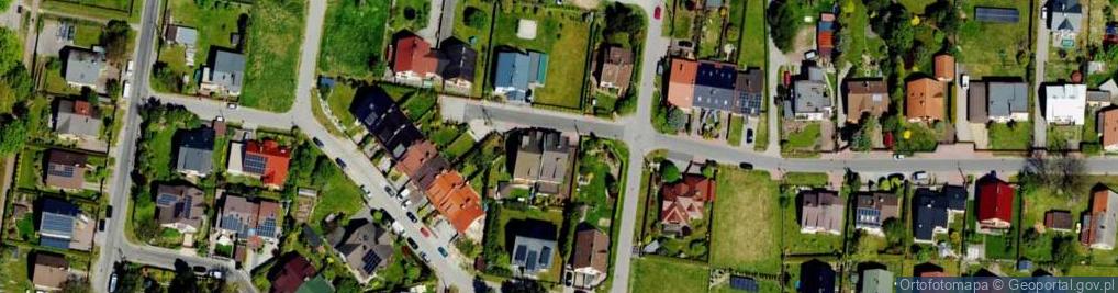 Zdjęcie satelitarne Cichego Maksymiliana, dr. ul.