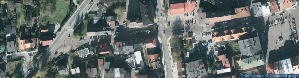 Zdjęcie satelitarne Cieszyńska ul.