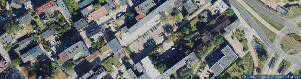 Zdjęcie satelitarne Ciasna ul.