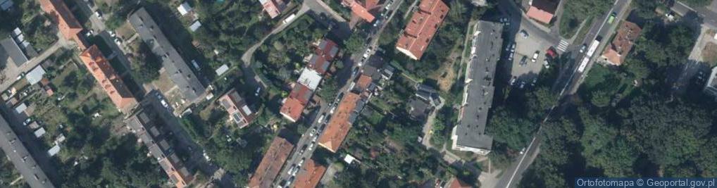 Zdjęcie satelitarne Cienista ul.