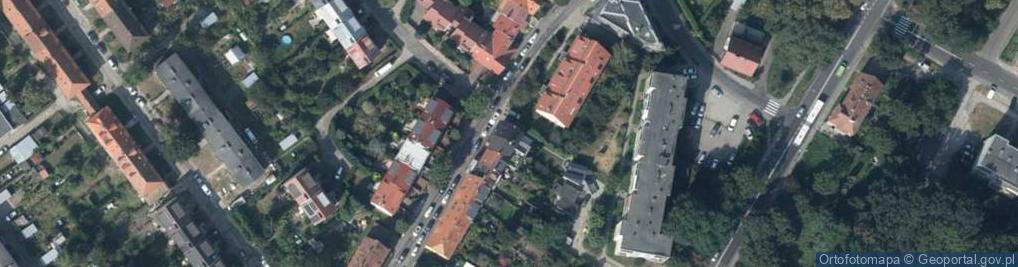 Zdjęcie satelitarne Cienista ul.