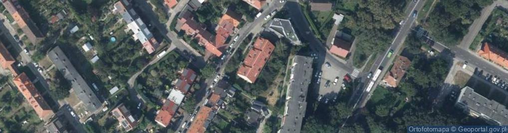 Zdjęcie satelitarne Cienista ul.