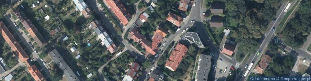 Zdjęcie satelitarne Cienista ul.