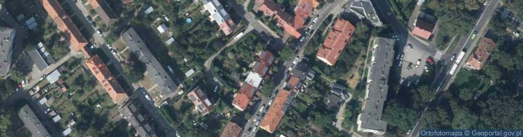 Zdjęcie satelitarne Cienista ul.
