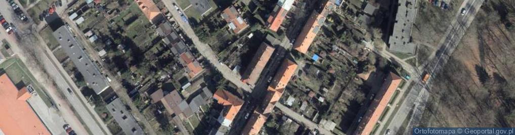 Zdjęcie satelitarne Cienista ul.