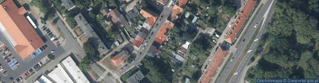 Zdjęcie satelitarne Cienista ul.