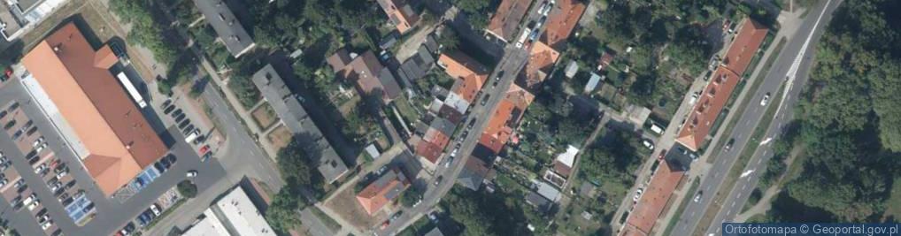 Zdjęcie satelitarne Cienista ul.